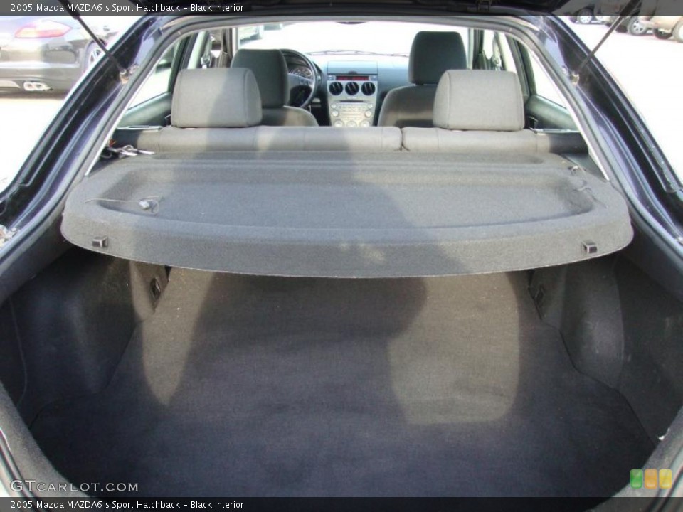 Black Interior Trunk for the 2005 Mazda MAZDA6 s Sport Hatchback #41480175