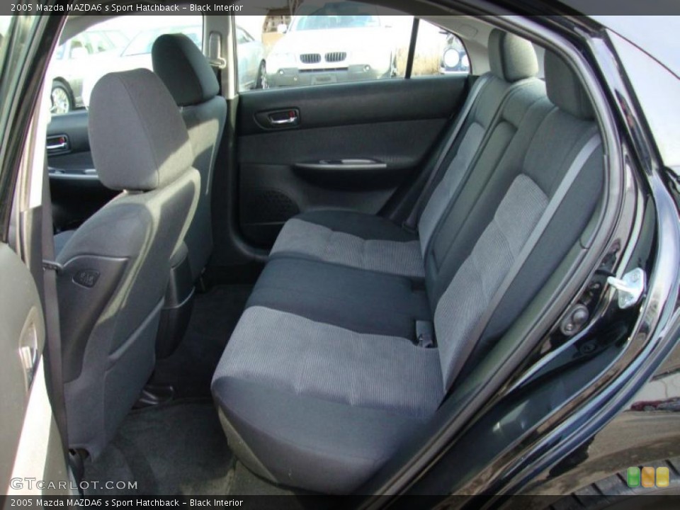 Black Interior Photo for the 2005 Mazda MAZDA6 s Sport Hatchback #41480188