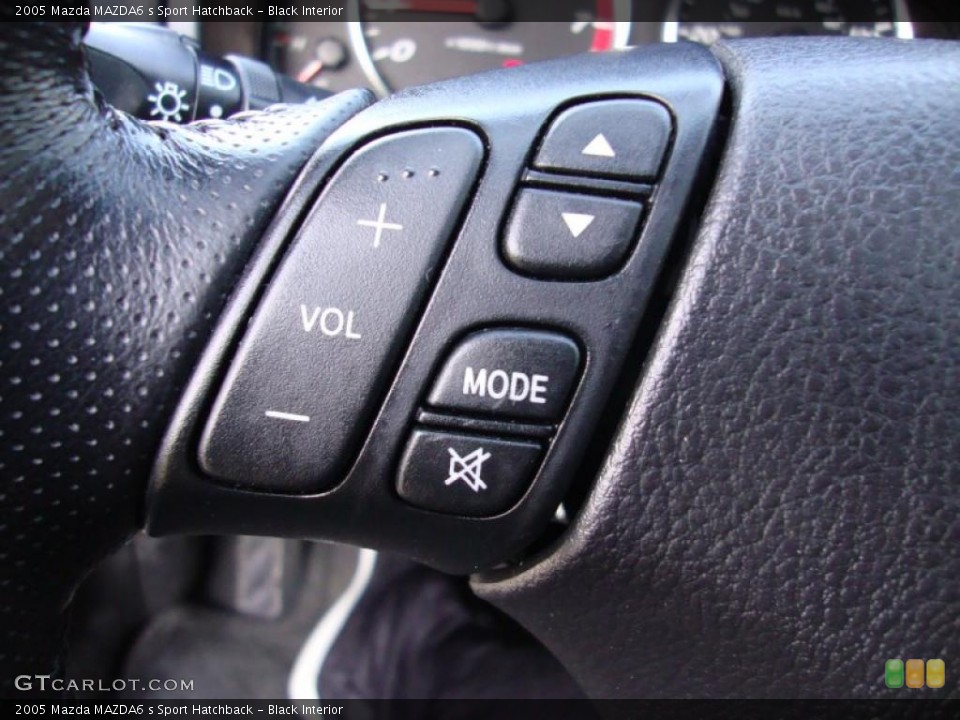 Black Interior Controls for the 2005 Mazda MAZDA6 s Sport Hatchback #41480587