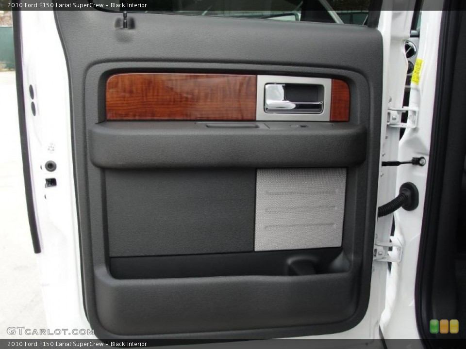 Black Interior Door Panel for the 2010 Ford F150 Lariat SuperCrew #41482687