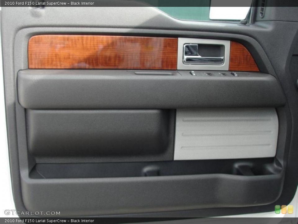 Black Interior Door Panel for the 2010 Ford F150 Lariat SuperCrew #41482715
