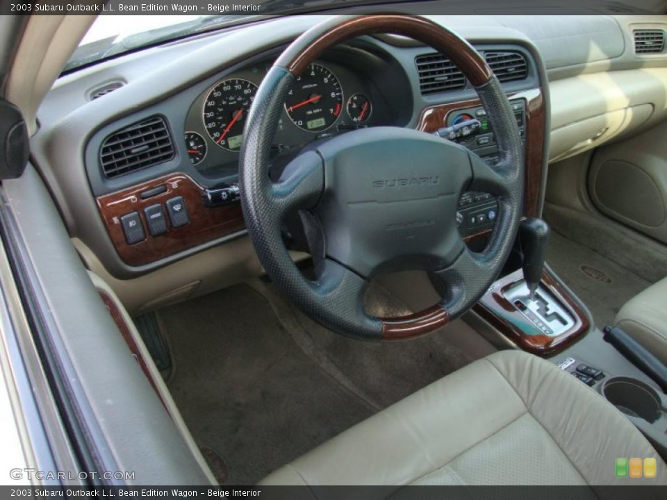 Beige Interior Photo for the 2003 Subaru Outback L.L. Bean Edition Wagon #41483299