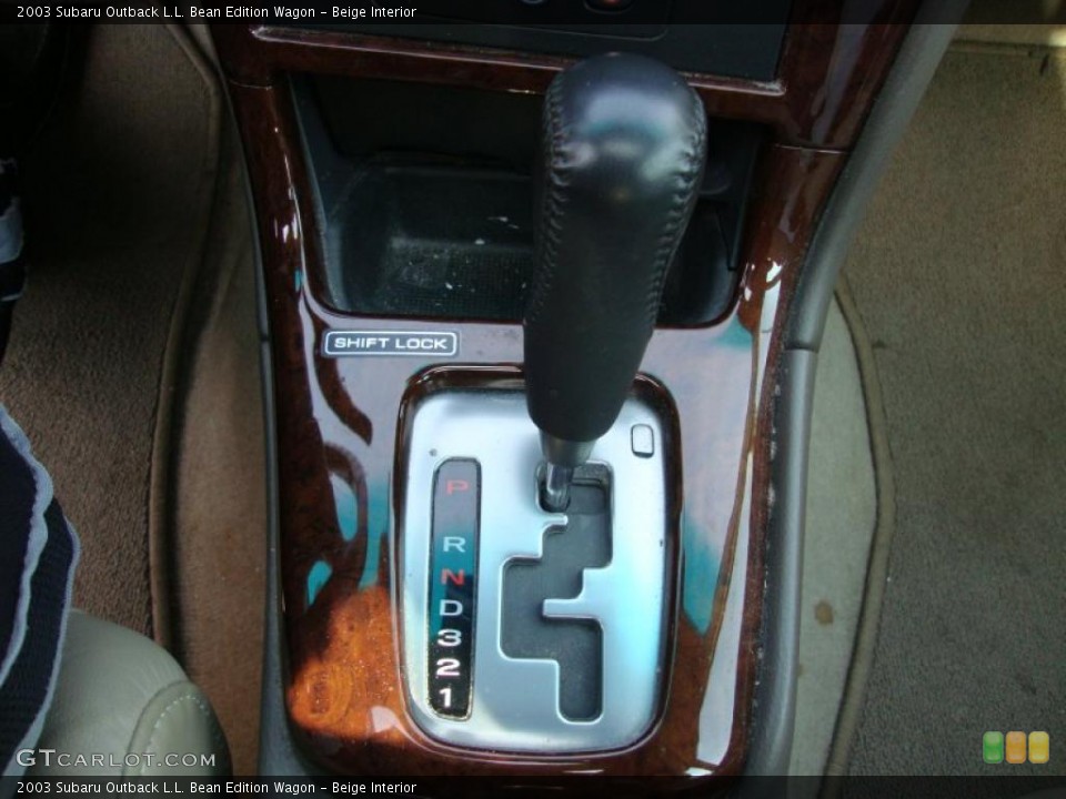 Beige Interior Transmission for the 2003 Subaru Outback L.L. Bean Edition Wagon #41483903