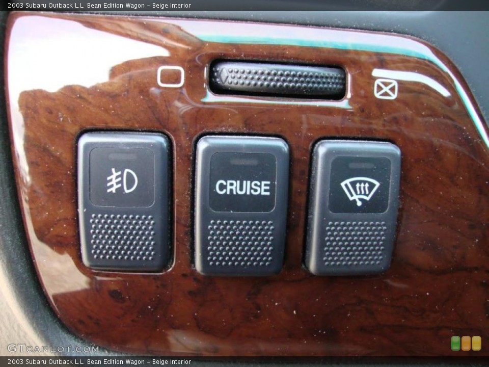Beige Interior Controls for the 2003 Subaru Outback L.L. Bean Edition Wagon #41484001