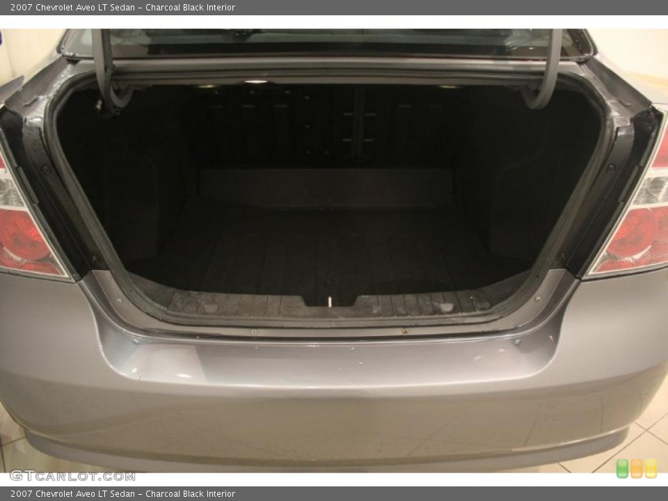 Charcoal Black Interior Trunk for the 2007 Chevrolet Aveo LT Sedan #41485363