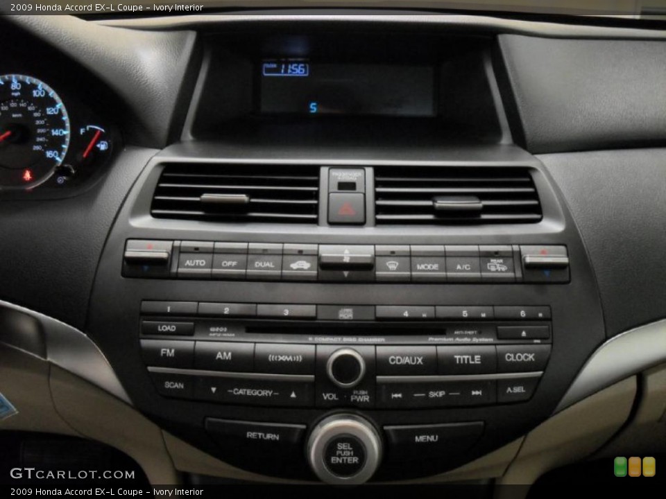 Ivory Interior Controls for the 2009 Honda Accord EX-L Coupe #41486219