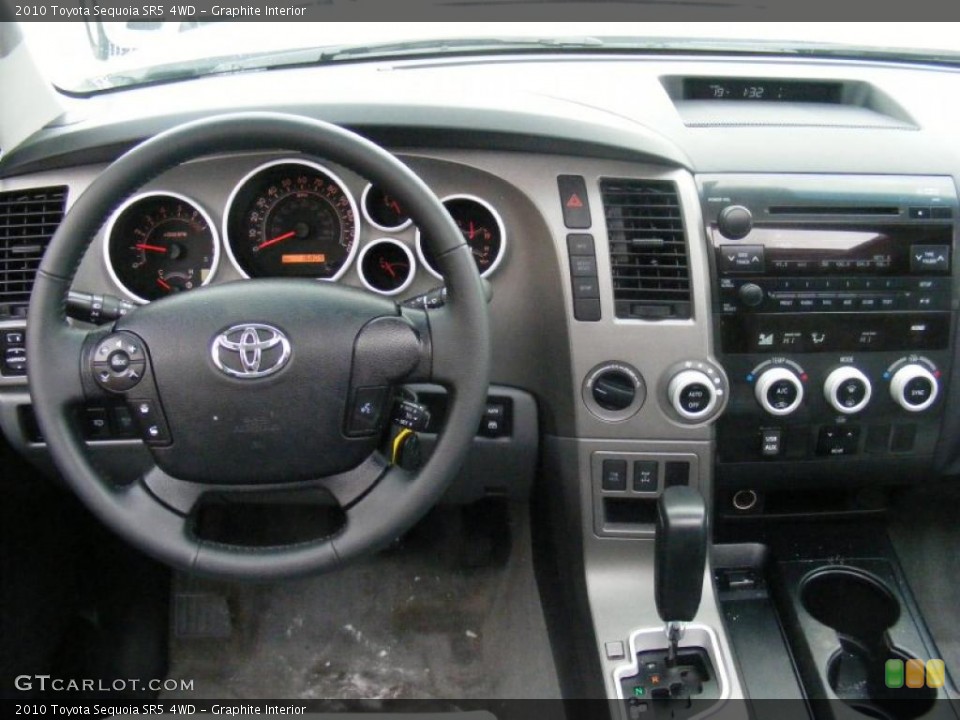 Graphite Interior Dashboard for the 2010 Toyota Sequoia SR5 4WD #41487351