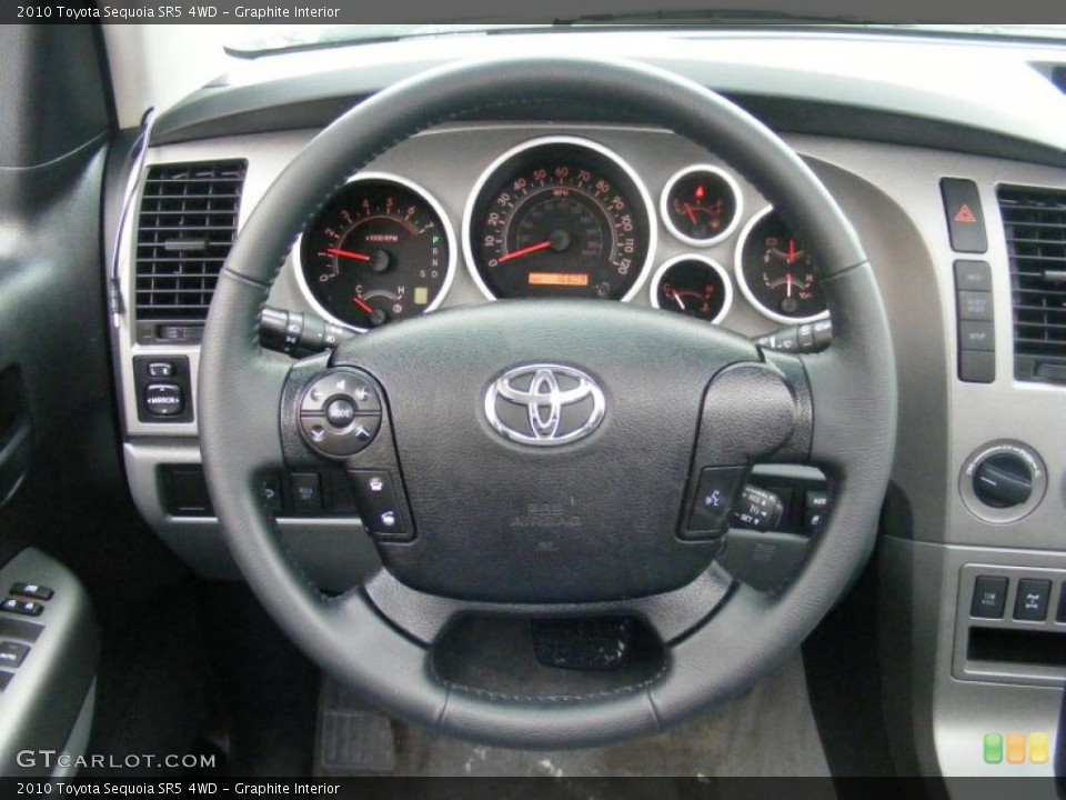 Graphite Interior Steering Wheel for the 2010 Toyota Sequoia SR5 4WD #41487367