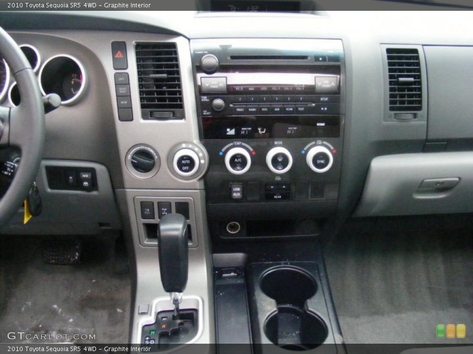 Graphite Interior Controls for the 2010 Toyota Sequoia SR5 4WD #41487403