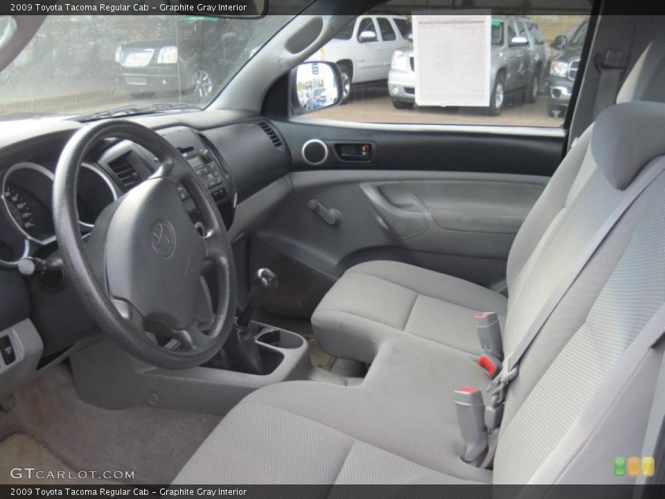 Graphite Gray Interior Photo for the 2009 Toyota Tacoma Regular Cab #41488535