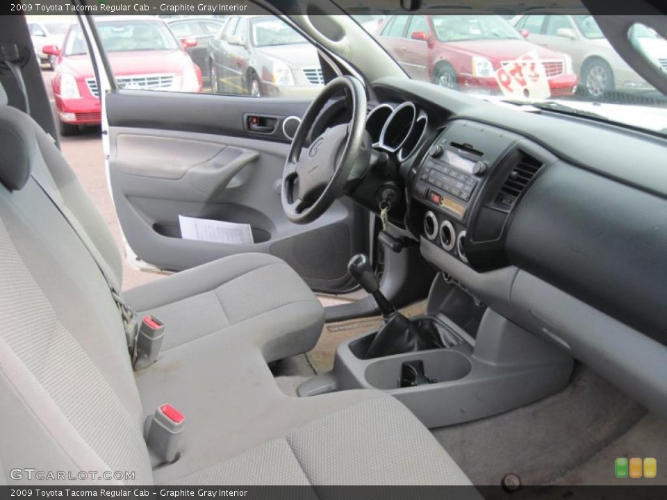 Graphite Gray Interior Photo for the 2009 Toyota Tacoma Regular Cab #41488551