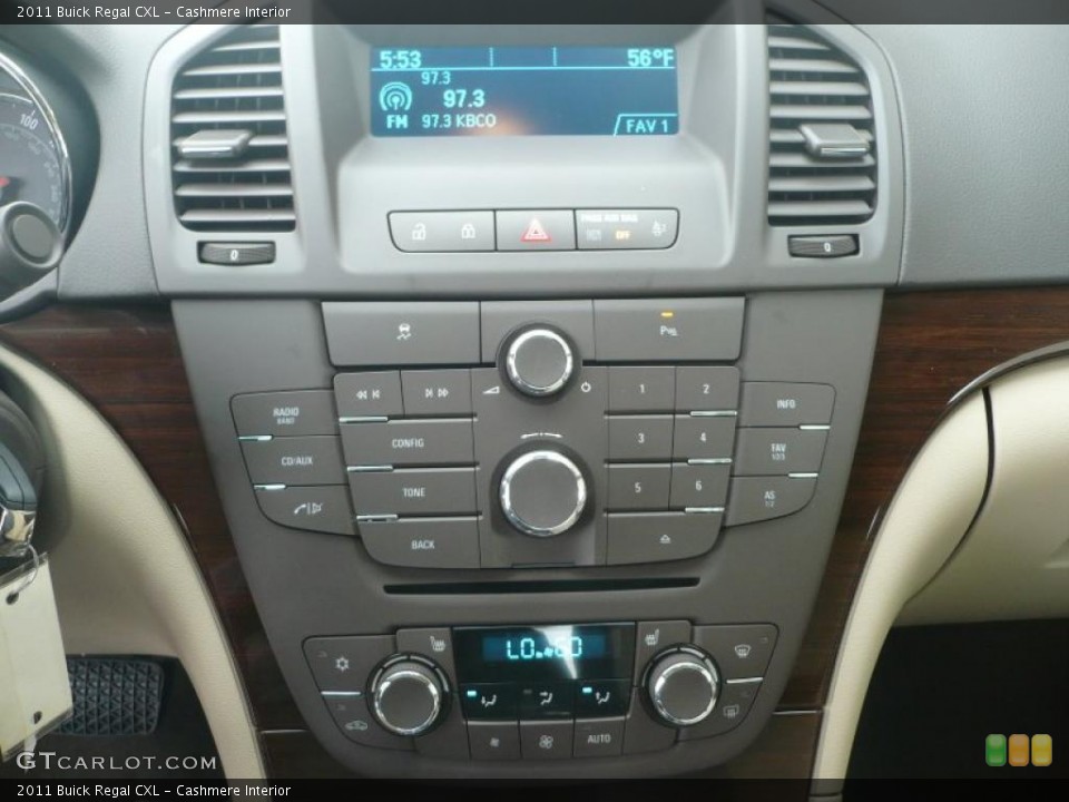 Cashmere Interior Controls for the 2011 Buick Regal CXL #41489415