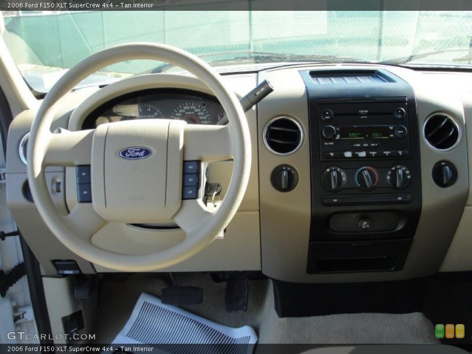 Tan Interior Dashboard for the 2006 Ford F150 XLT SuperCrew 4x4 #41489439