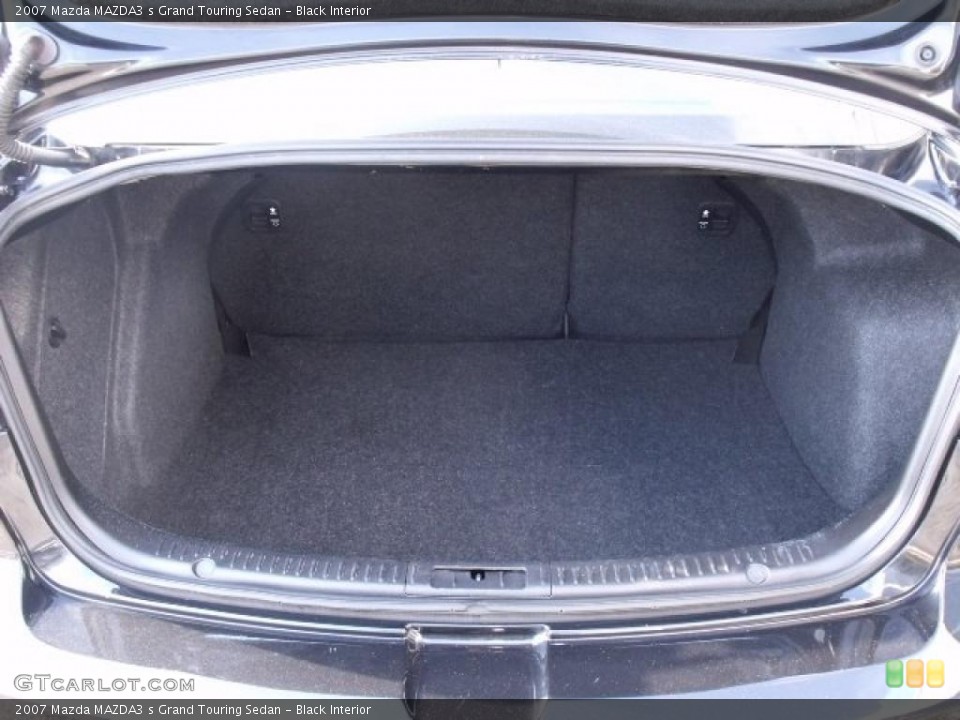 Black Interior Trunk for the 2007 Mazda MAZDA3 s Grand Touring Sedan #41490307