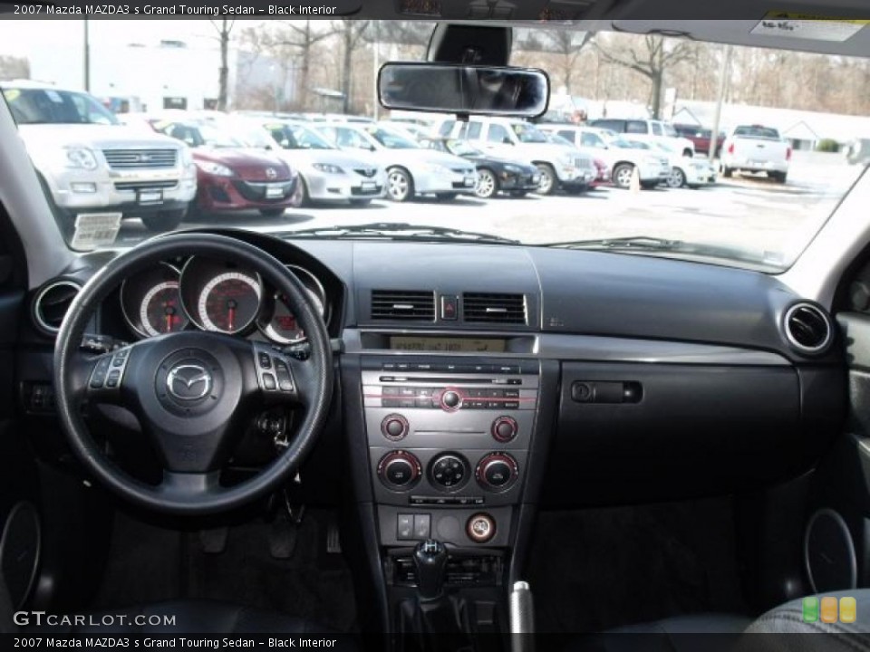 Black Interior Dashboard for the 2007 Mazda MAZDA3 s Grand Touring Sedan #41490407