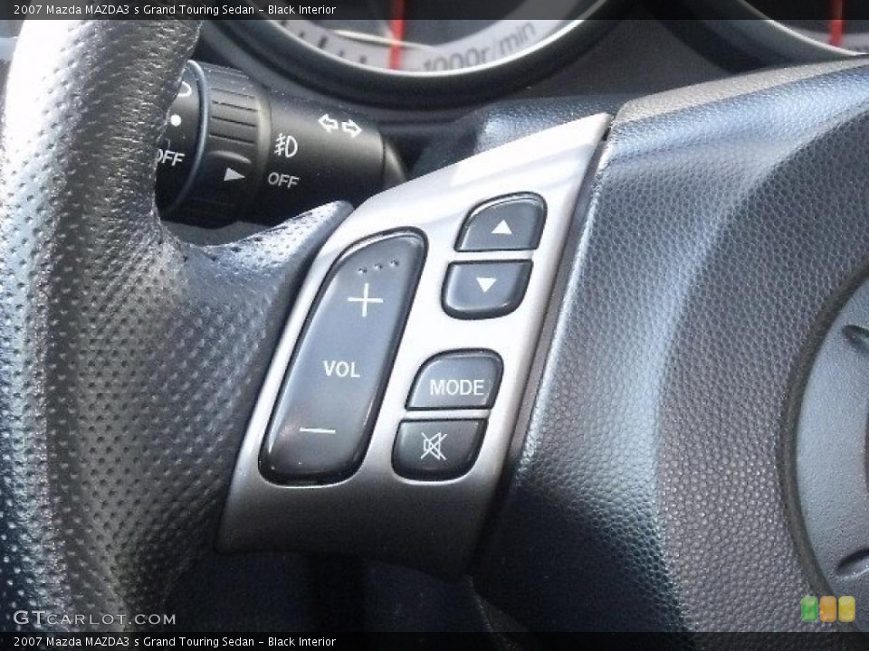 Black Interior Controls for the 2007 Mazda MAZDA3 s Grand Touring Sedan #41490443