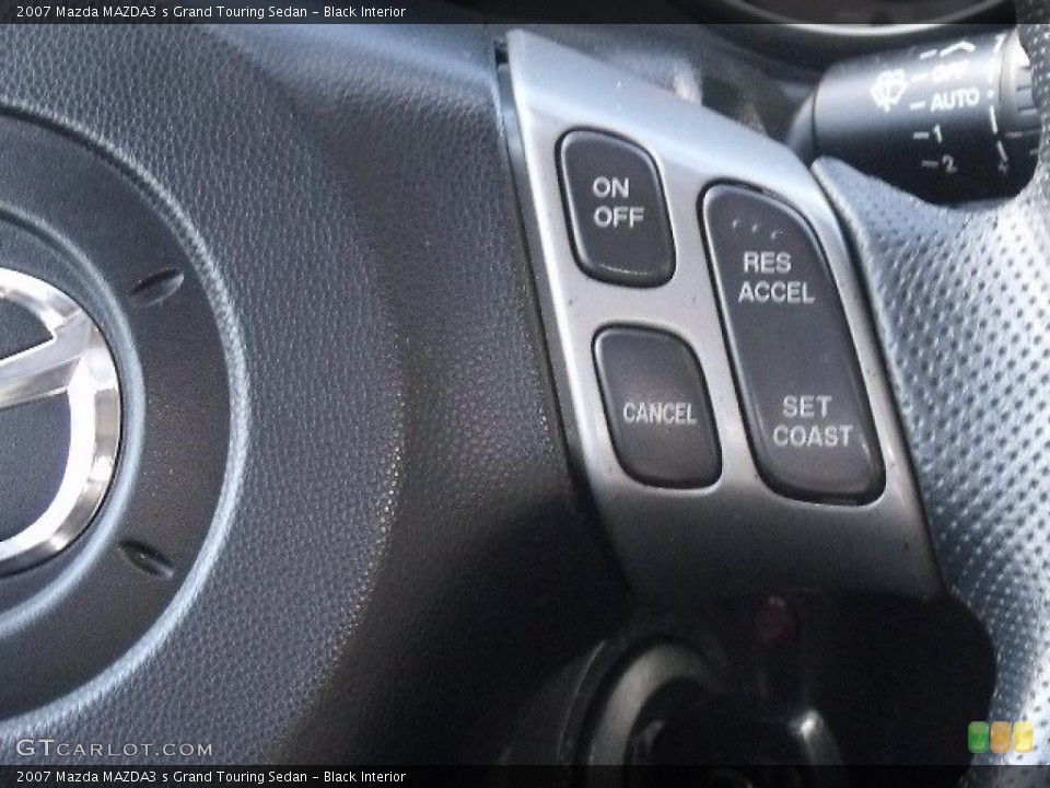 Black Interior Controls for the 2007 Mazda MAZDA3 s Grand Touring Sedan #41490455