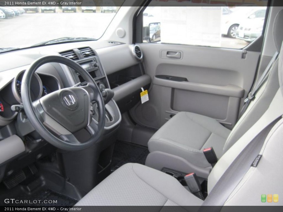 Gray Interior Photo for the 2011 Honda Element EX 4WD #41490859