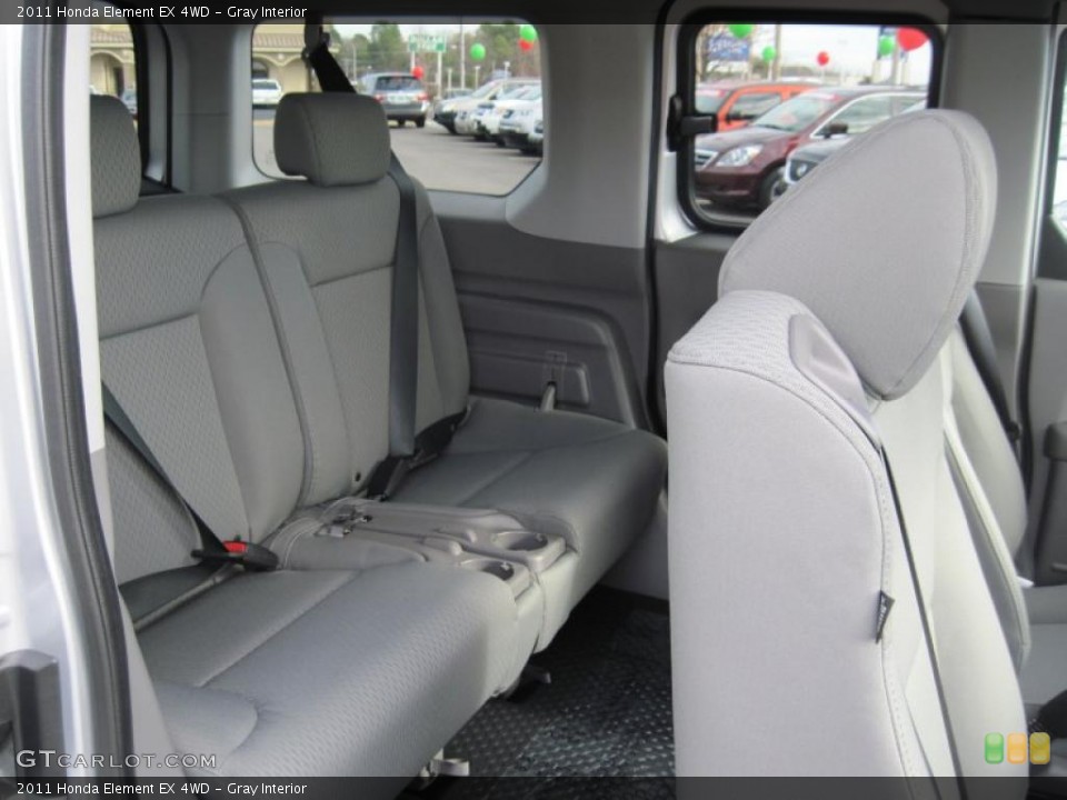 Gray Interior Photo for the 2011 Honda Element EX 4WD #41490915