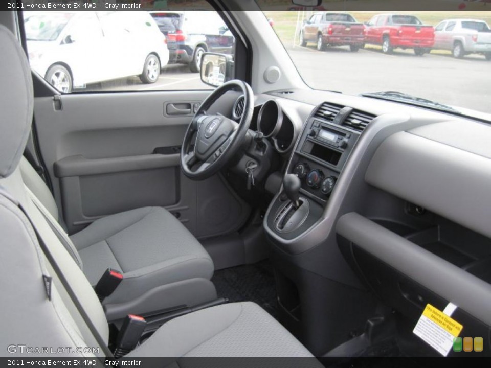 Gray Interior Dashboard for the 2011 Honda Element EX 4WD #41490931