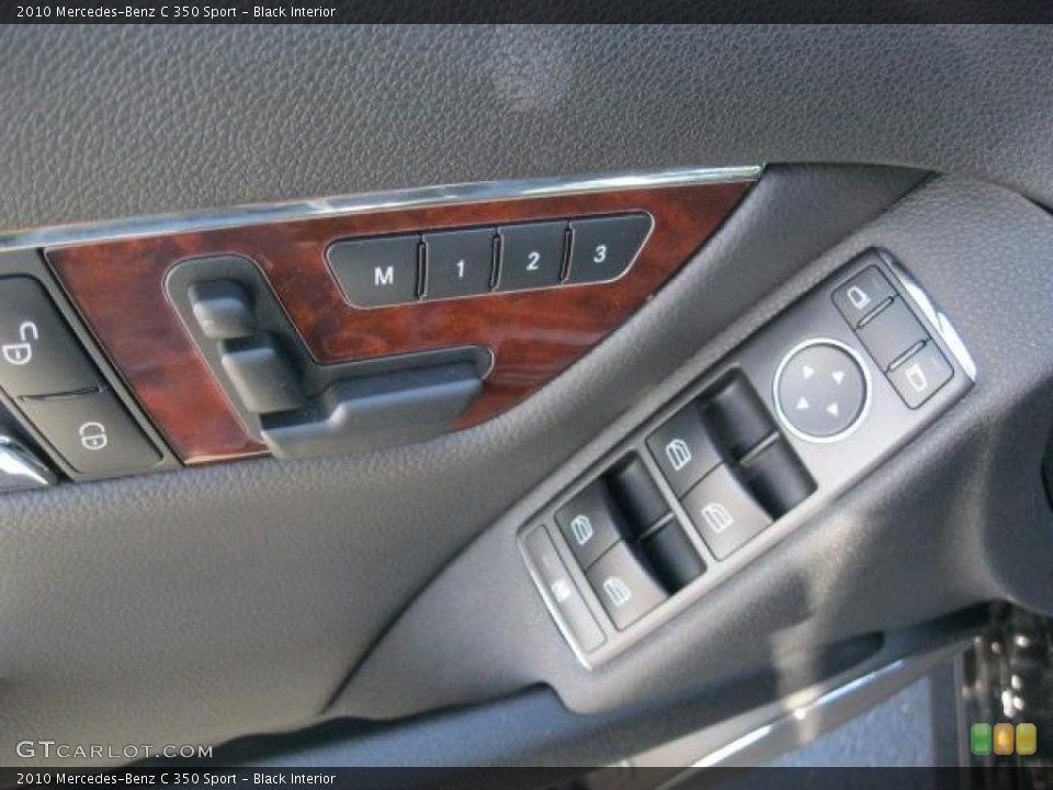 Black Interior Controls for the 2010 Mercedes-Benz C 350 Sport #41491547