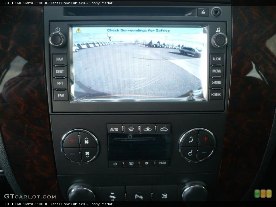 Ebony Interior Controls for the 2011 GMC Sierra 2500HD Denali Crew Cab 4x4 #41491631