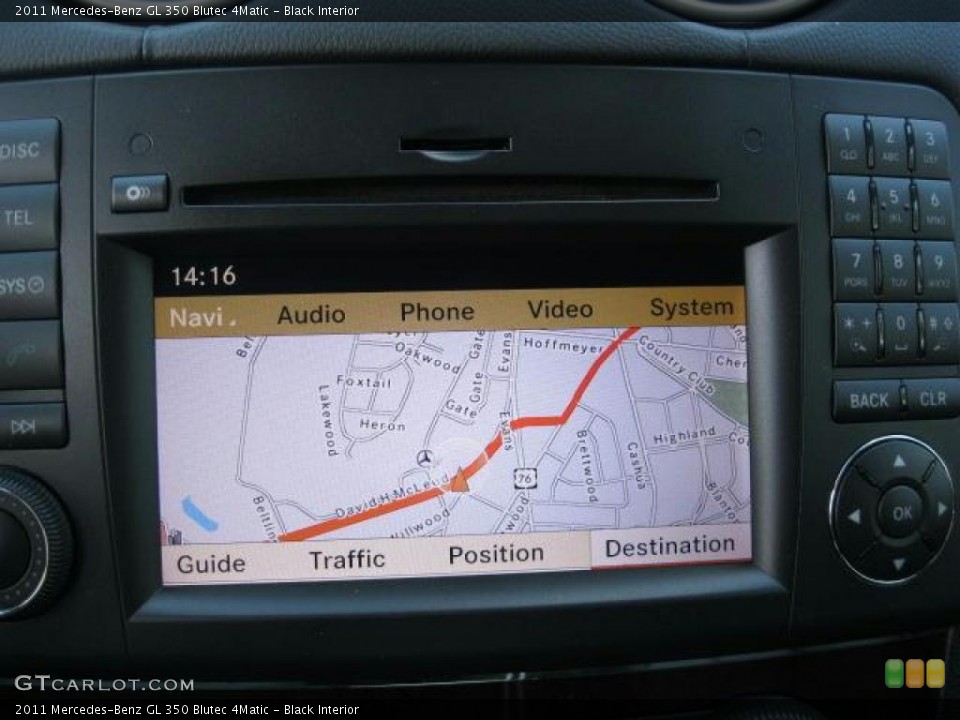 Black Interior Navigation for the 2011 Mercedes-Benz GL 350 Blutec 4Matic #41491847