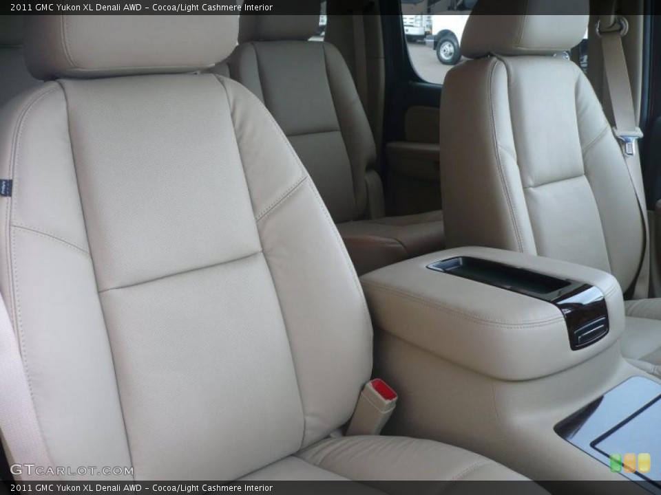 Cocoa/Light Cashmere Interior Photo for the 2011 GMC Yukon XL Denali AWD #41492143