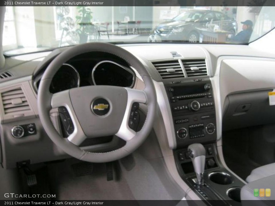Dark Gray/Light Gray Interior Dashboard for the 2011 Chevrolet Traverse LT #41493063