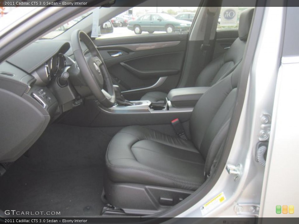 Ebony Interior Photo for the 2011 Cadillac CTS 3.0 Sedan #41493187