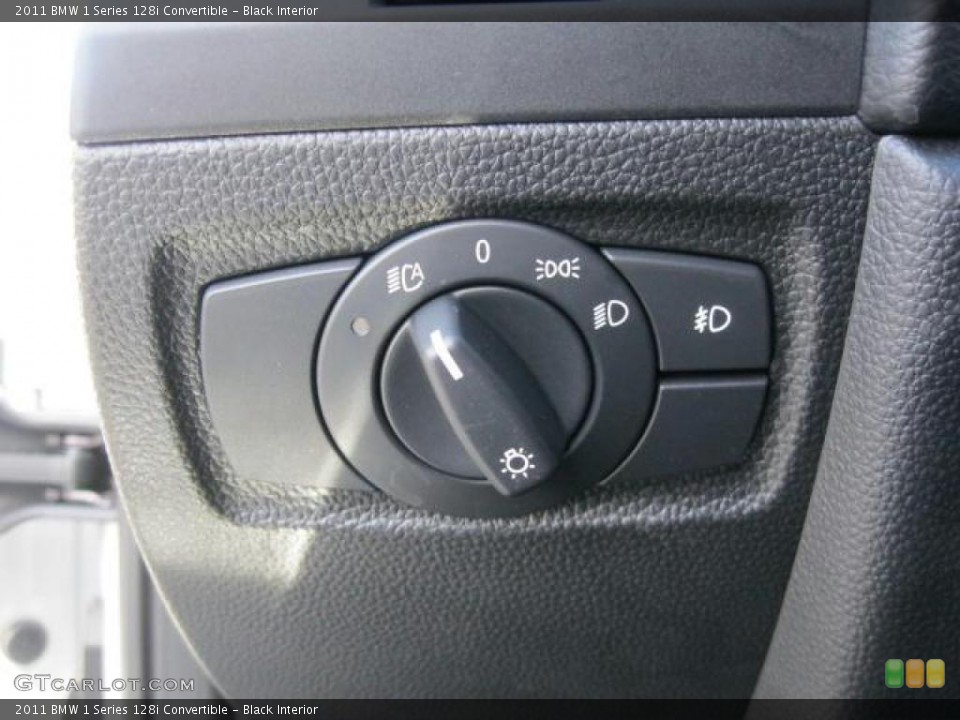 Black Interior Controls for the 2011 BMW 1 Series 128i Convertible #41493635