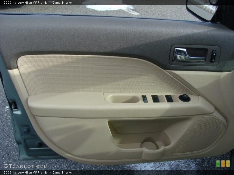 Camel Interior Door Panel for the 2009 Mercury Milan V6 Premier #41493707