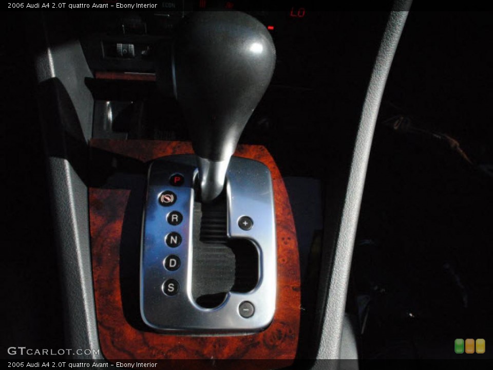 Ebony Interior Transmission for the 2006 Audi A4 2.0T quattro Avant #41496464