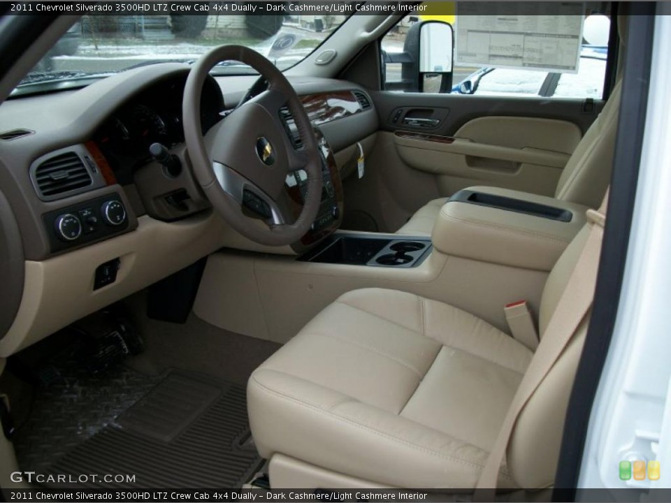 Dark Cashmere/Light Cashmere 2011 Chevrolet Silverado 3500HD Interiors