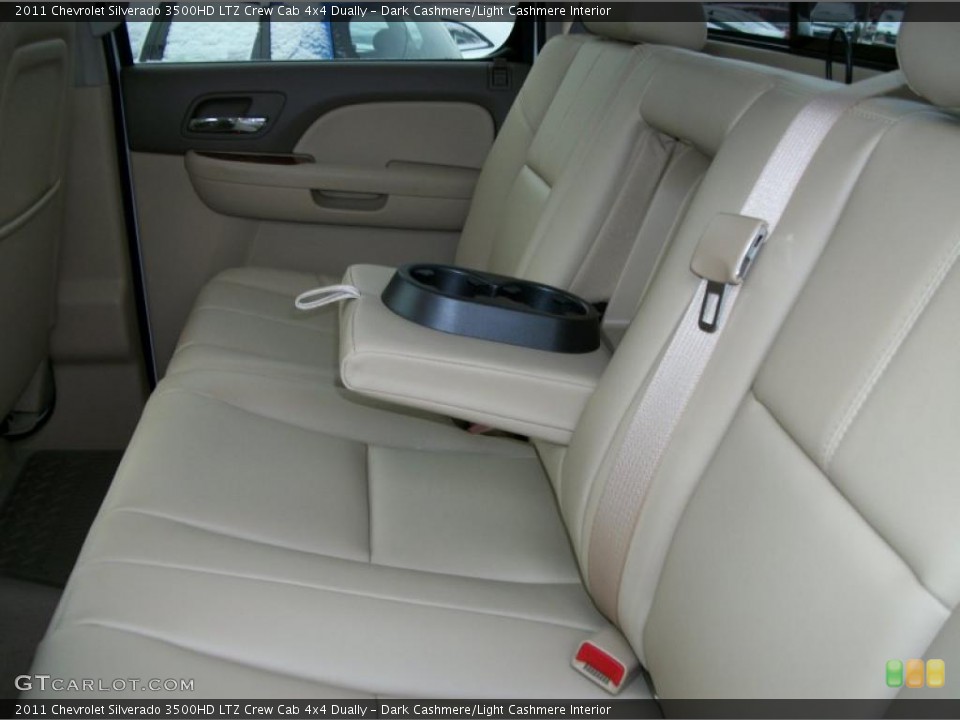 Dark Cashmere/Light Cashmere Interior Photo for the 2011 Chevrolet Silverado 3500HD LTZ Crew Cab 4x4 Dually #41496608