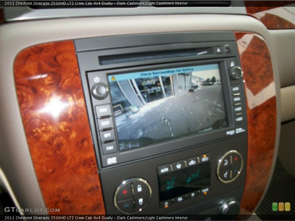 Dark Cashmere/Light Cashmere Interior Controls for the 2011 Chevrolet Silverado 3500HD LTZ Crew Cab 4x4 Dually #41496938