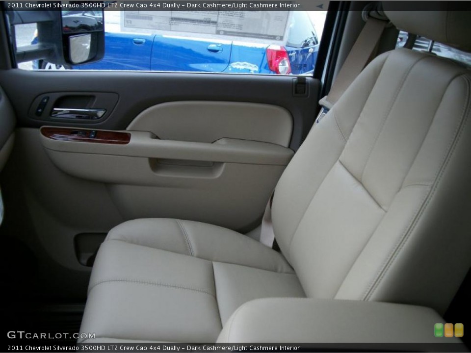 Dark Cashmere/Light Cashmere Interior Photo for the 2011 Chevrolet Silverado 3500HD LTZ Crew Cab 4x4 Dually #41497162