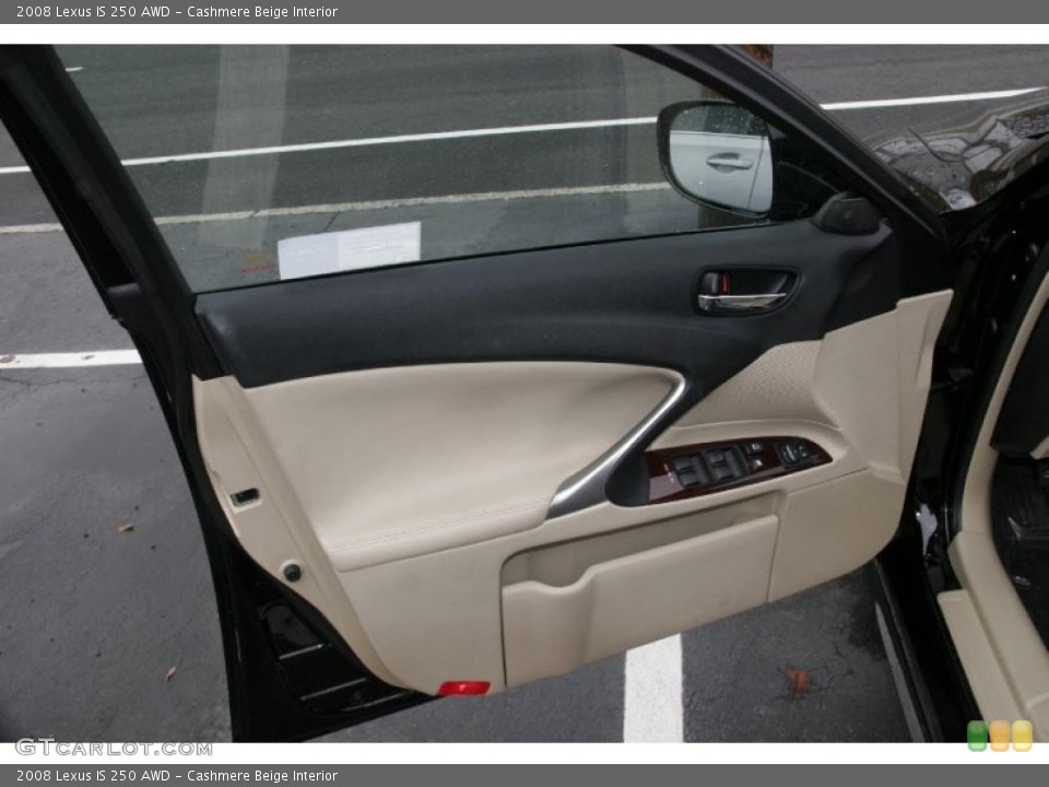Cashmere Beige Interior Door Panel for the 2008 Lexus IS 250 AWD #41498998