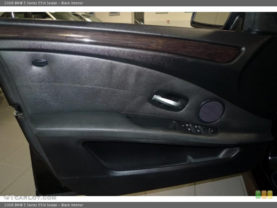 Black Interior Door Panel for the 2008 BMW 5 Series 550i Sedan #41499430