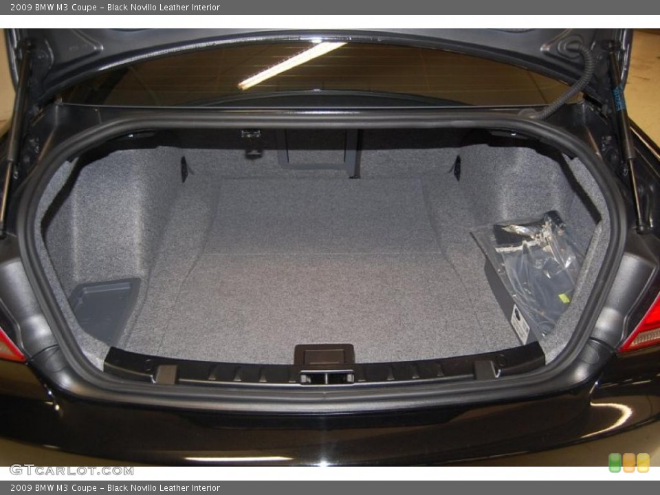 Black Novillo Leather Interior Trunk for the 2009 BMW M3 Coupe #41499671
