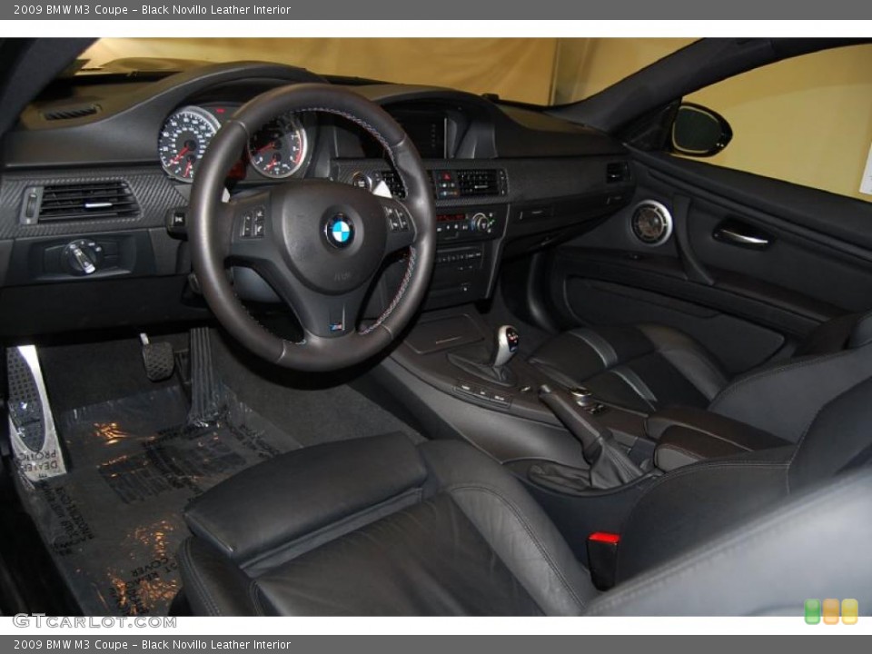 Black Novillo Leather Interior Photo for the 2009 BMW M3 Coupe #41499774