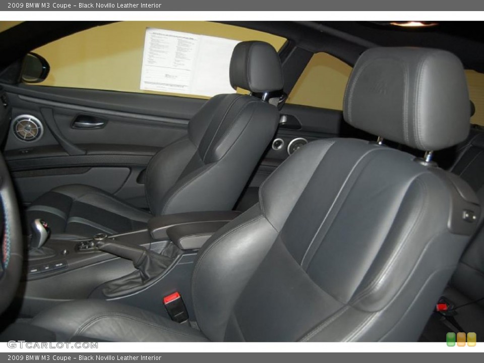 Black Novillo Leather Interior Photo for the 2009 BMW M3 Coupe #41499798