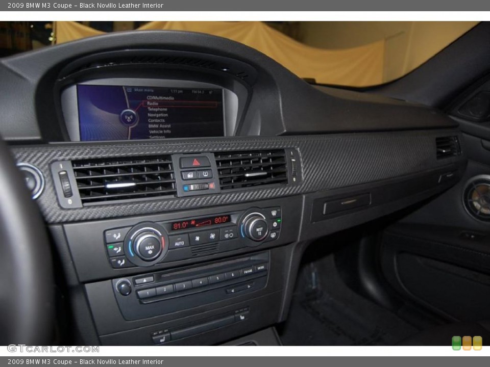 Black Novillo Leather Interior Dashboard for the 2009 BMW M3 Coupe #41499911