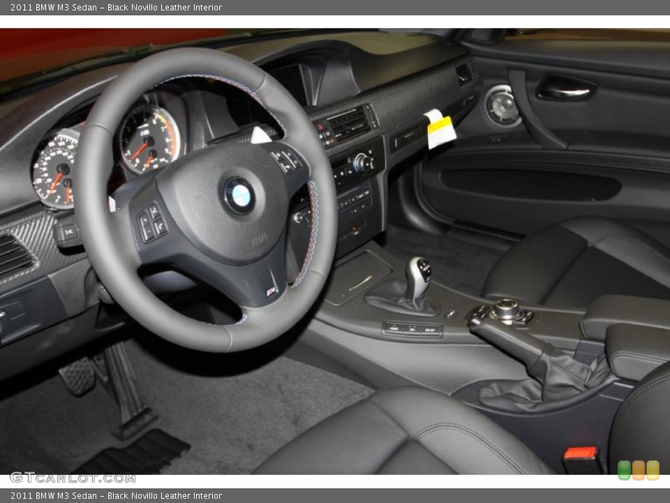 Black Novillo Leather Interior Prime Interior for the 2011 BMW M3 Sedan #41501222