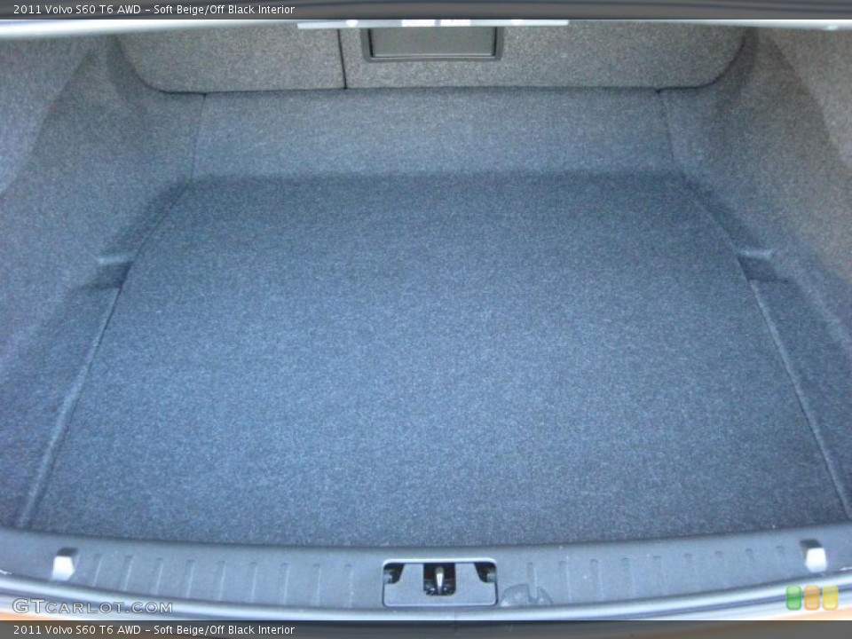Soft Beige/Off Black Interior Trunk for the 2011 Volvo S60 T6 AWD #41501942