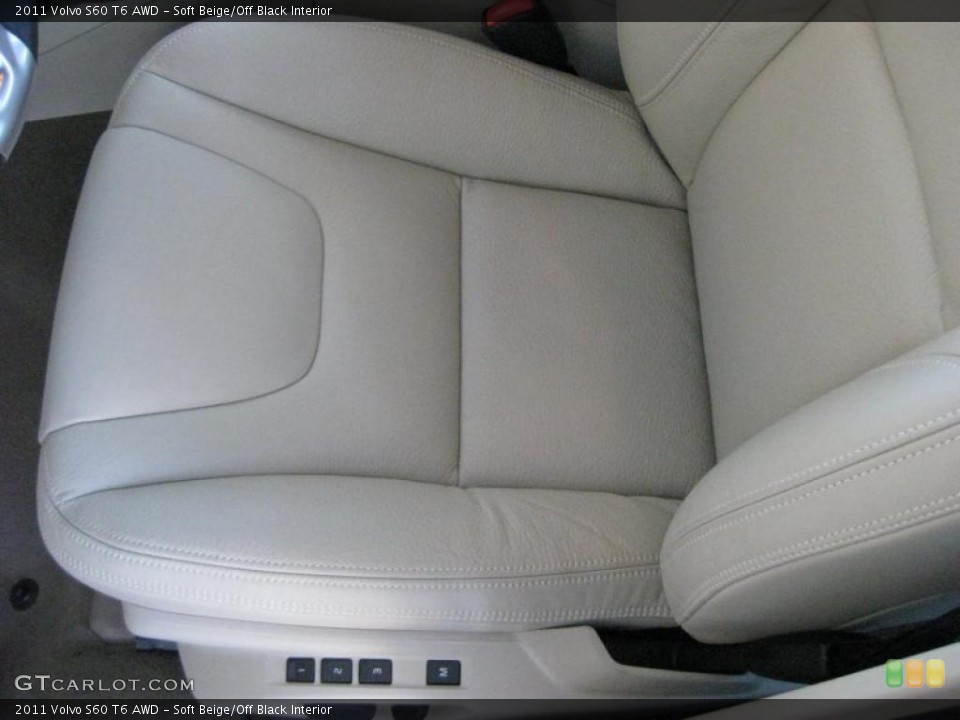 Soft Beige/Off Black Interior Photo for the 2011 Volvo S60 T6 AWD #41501974