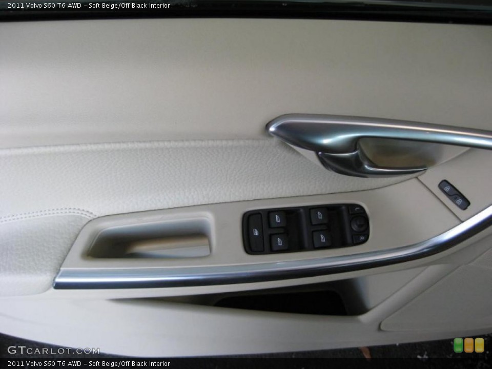 Soft Beige/Off Black Interior Door Panel for the 2011 Volvo S60 T6 AWD #41501990