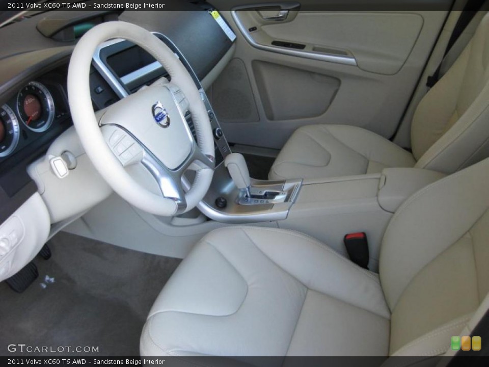 Sandstone Beige Interior Photo for the 2011 Volvo XC60 T6 AWD #41502374