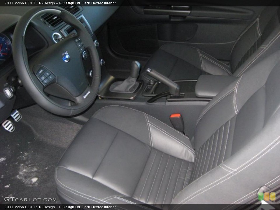 R Design Off Black Flextec Interior Photo for the 2011 Volvo C30 T5 R-Design #41502746