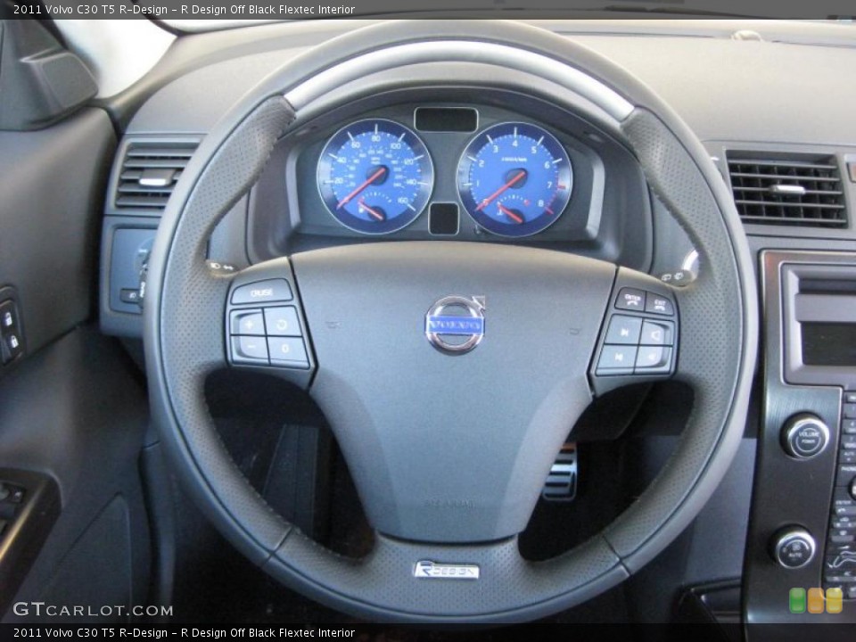 R Design Off Black Flextec Interior Steering Wheel for the 2011 Volvo C30 T5 R-Design #41502938